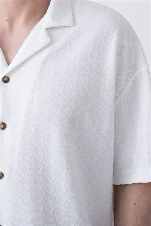 Wholesale Mens Ecru Shirt