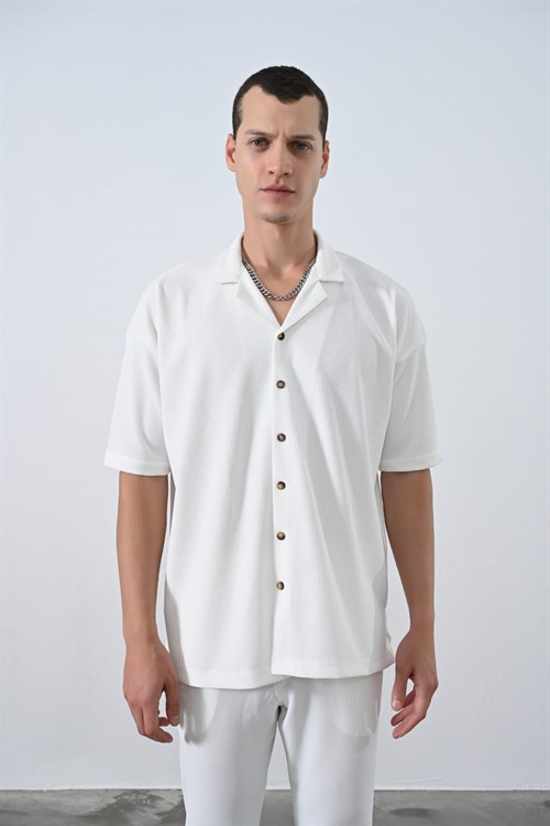 Wholesale Mens Ecru Shirt