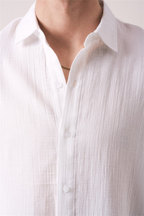 Wholesale Mens Ecru Shirt