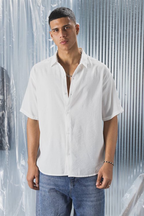 Wholesale Mens Ecru Shirt