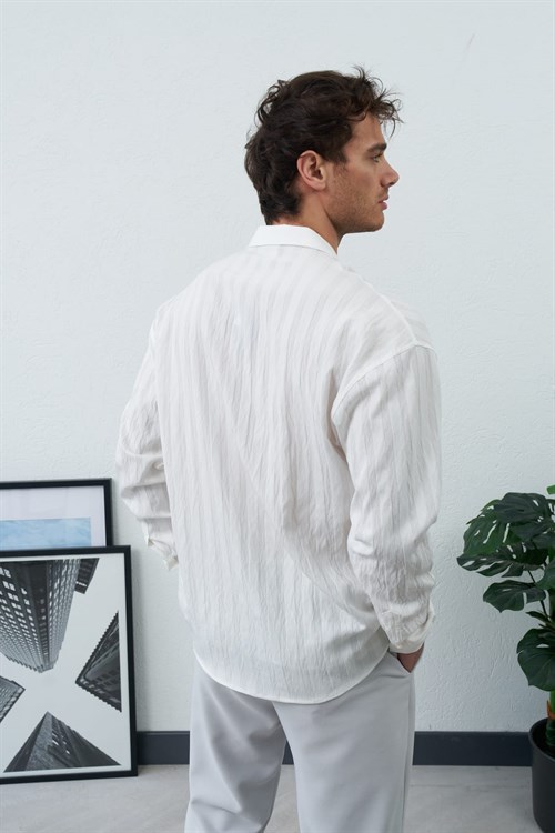 Wholesale Mens Ecru Shirt