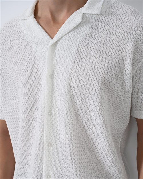 Wholesale Mens Ecru Shirt