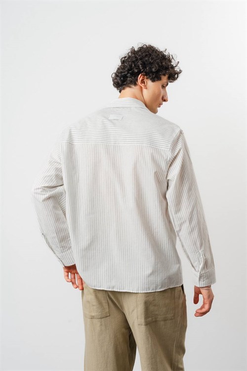 Wholesale Mens Ecru Shirt