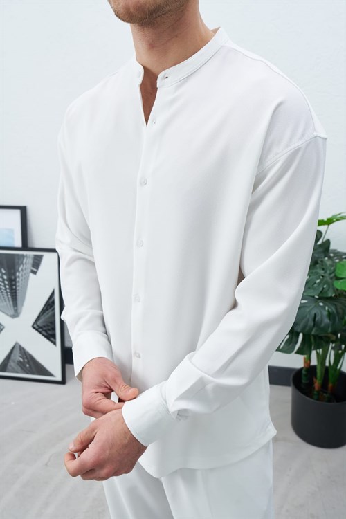 Wholesale Mens Ecru Shirt