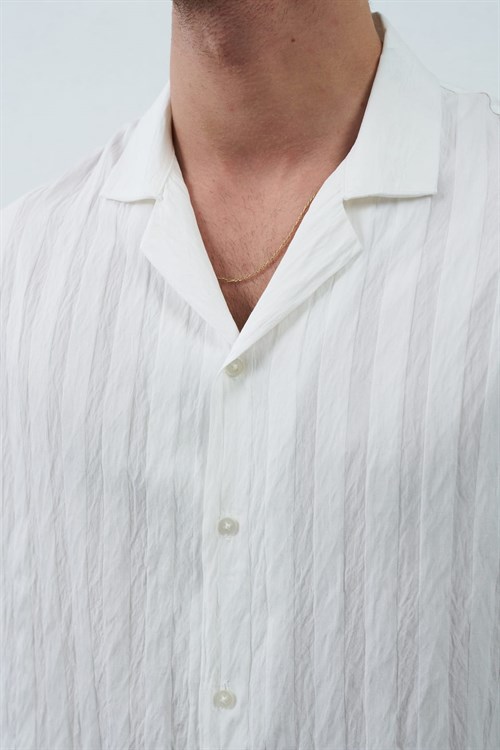 Wholesale Mens Ecru Shirt