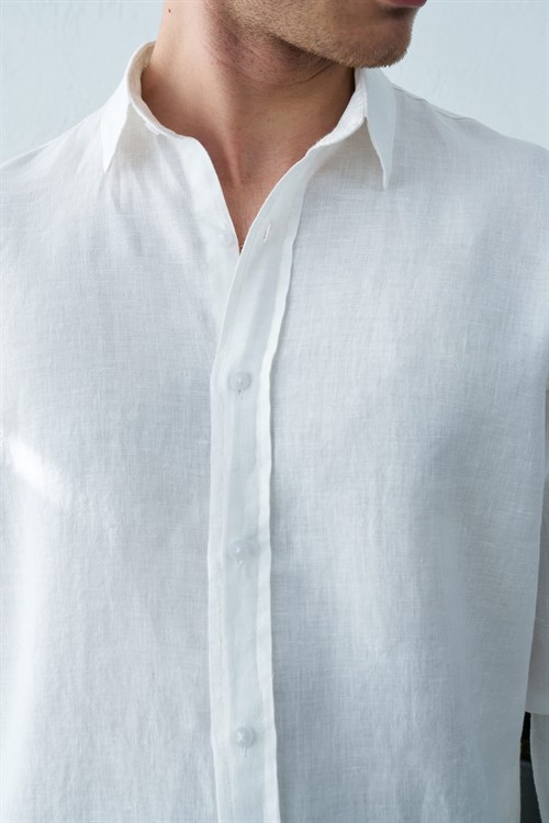 Wholesale Mens Ecru Shirt