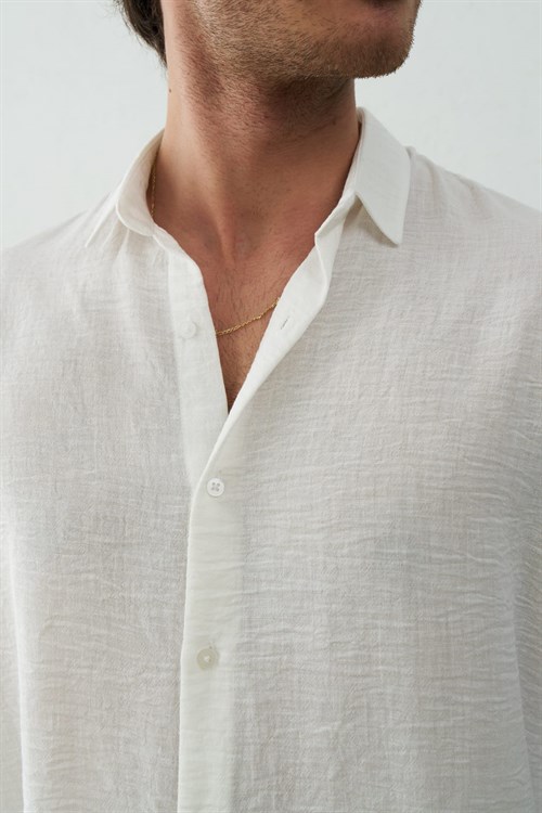 Wholesale Mens Ecru Shirt