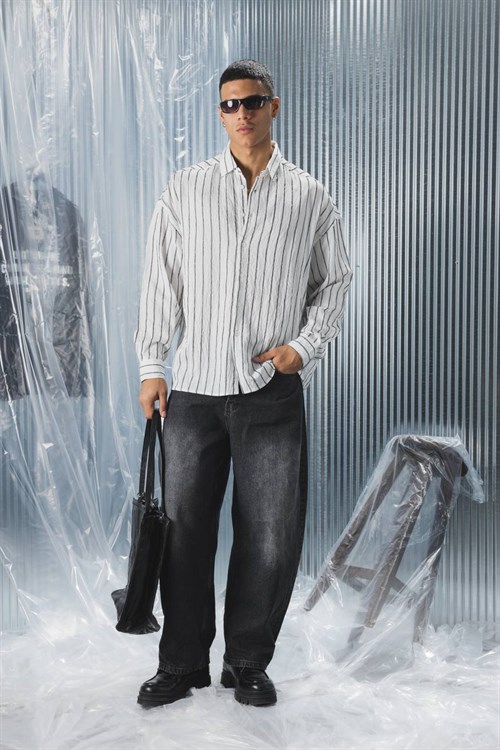 Wholesale Mens Ecru Shirt