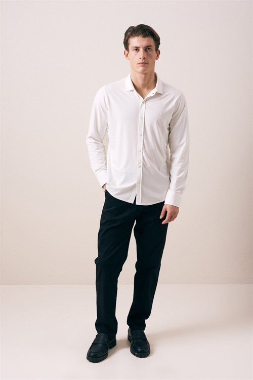 Wholesale Mens Ecru Shirt