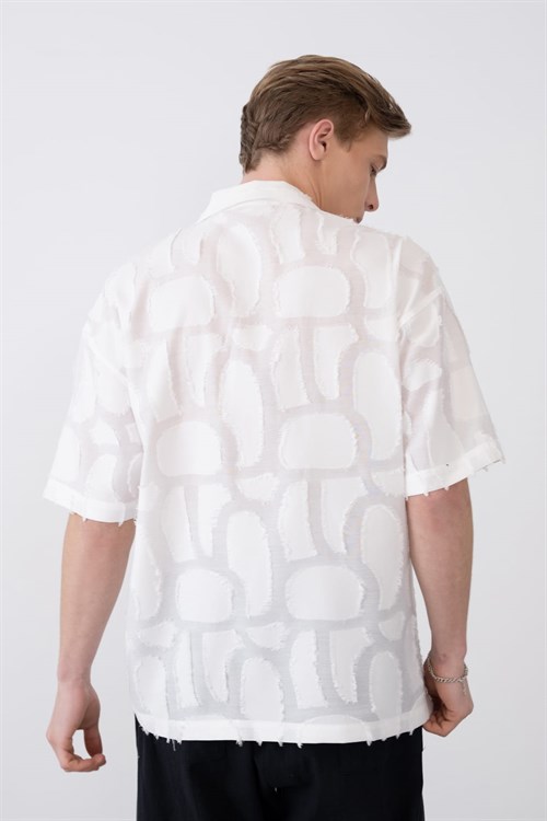 Wholesale Mens Ecru Shirt