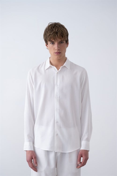 Wholesale Mens Ecru Shirt