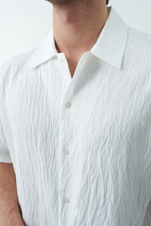 Wholesale Mens Ecru Shirt