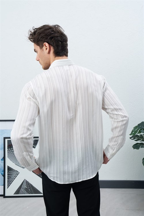 Wholesale Mens Ecru Shirt