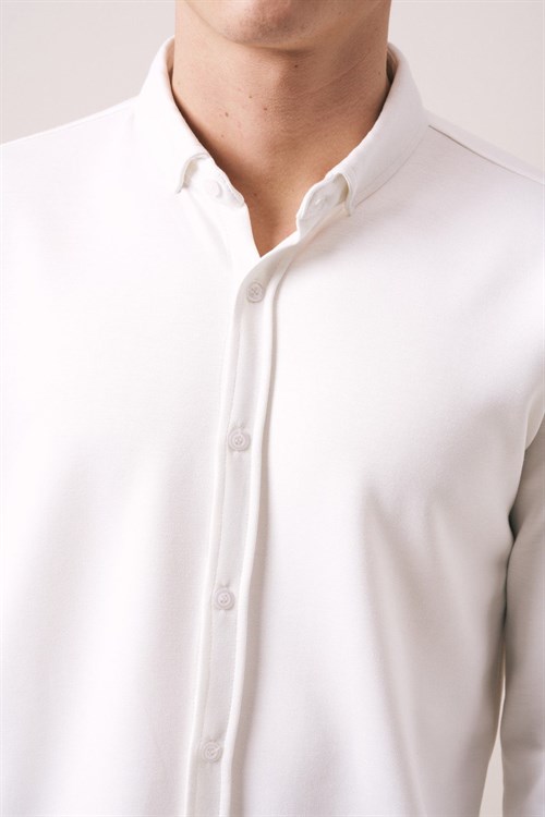 Wholesale Mens Ecru Shirt