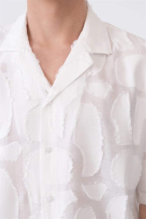 Wholesale Mens Ecru Shirt