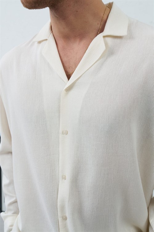 Wholesale Mens Ecru Shirt