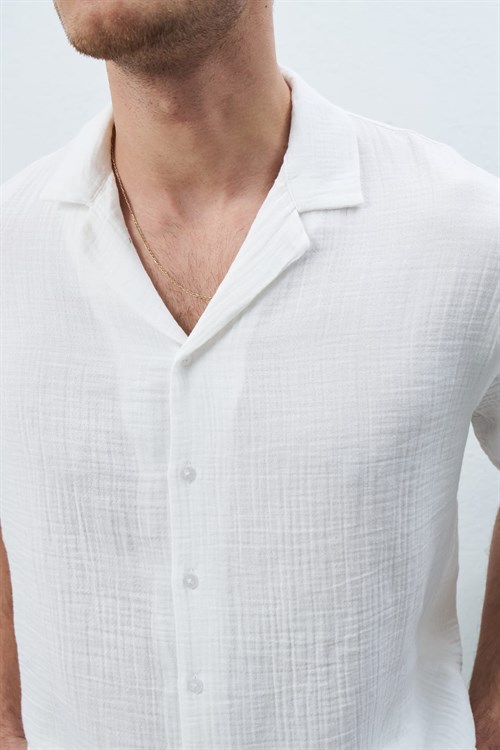 Wholesale Mens Ecru Shirt