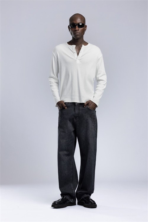 Wholesale Mens Ecru Sweatshirt 