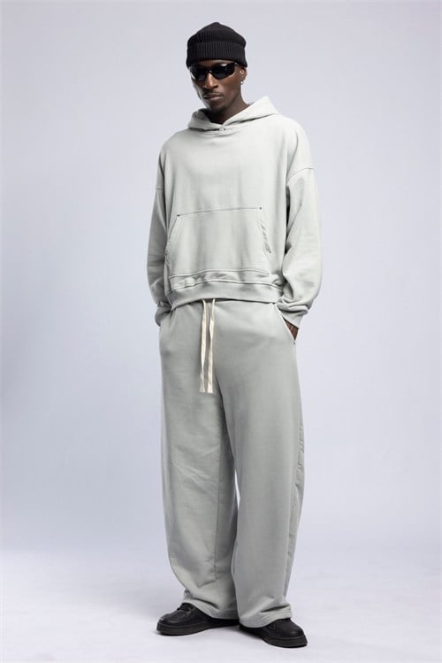 Wholesale Men's Ecru Sweatshirt  1503FW27-MRT-4646