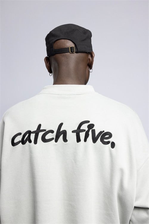 Wholesale Mens Ecru Sweatshirt 