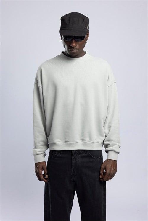 Wholesale Mens Ecru Sweatshirt 