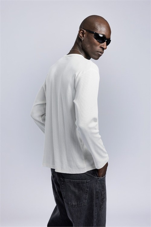 Wholesale Mens Ecru Sweatshirt 