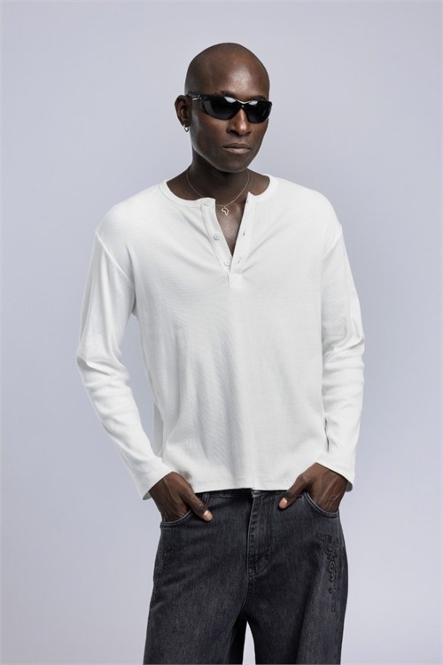 Wholesale Mens Ecru Sweatshirt 