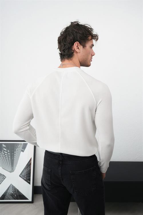 Wholesale Mens Ecru Sweatshirt