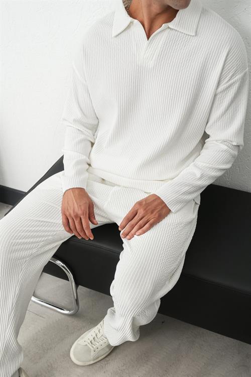 Wholesale Mens Ecru Sweatshirt