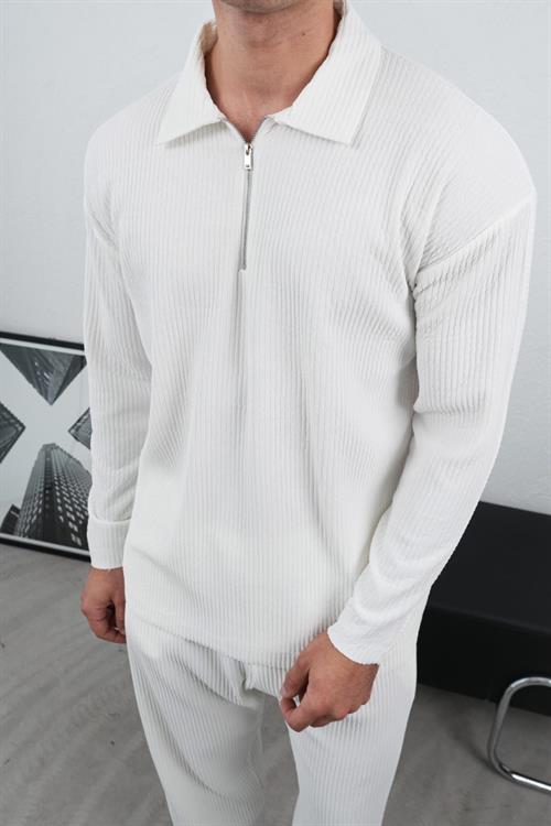 Wholesale Mens Ecru Sweatshirt