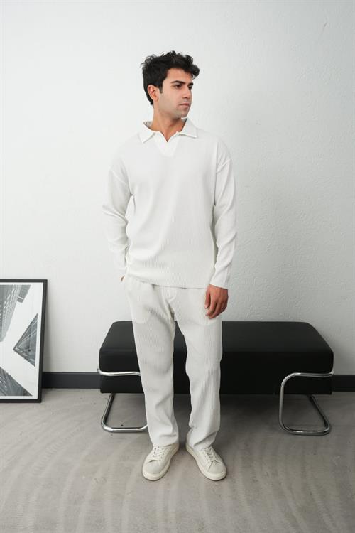 Wholesale Mens Ecru Sweatshirt