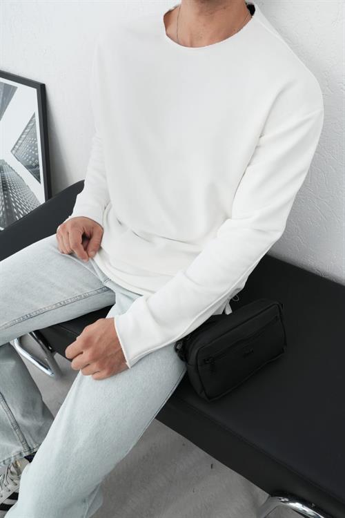 Wholesale Mens Ecru Sweatshirt