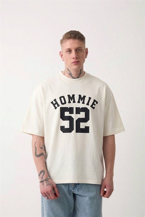 Wholesale Mens Ecru T-Shirt 