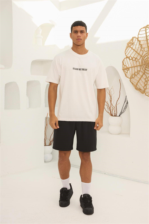 Wholesale Mens Ecru T-Shirt