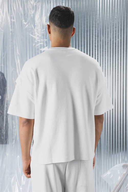 Wholesale Mens Ecru T-Shirt 