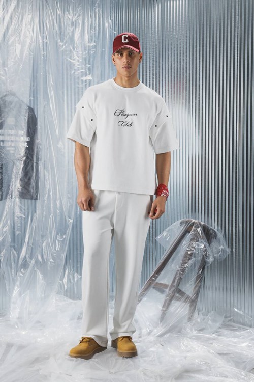 Wholesale Mens Ecru T-Shirt 