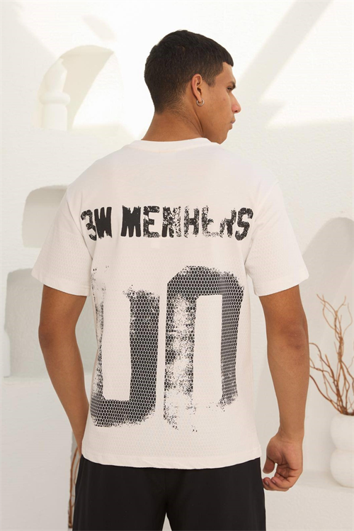 Wholesale Mens Ecru T-Shirt