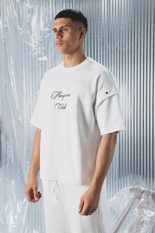 Wholesale Mens Ecru T-Shirt 