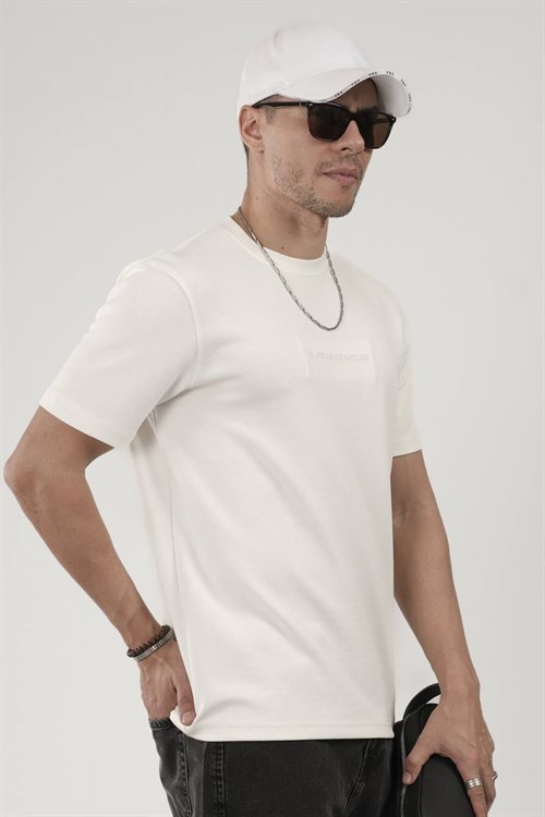Wholesale Mens Ecru T-Shirt