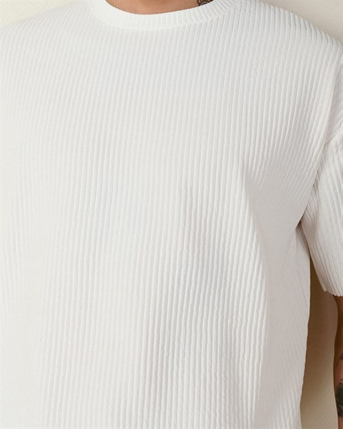 Wholesale Mens Ecru T-Shirt