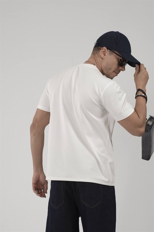 Wholesale Mens Ecru T-Shirt