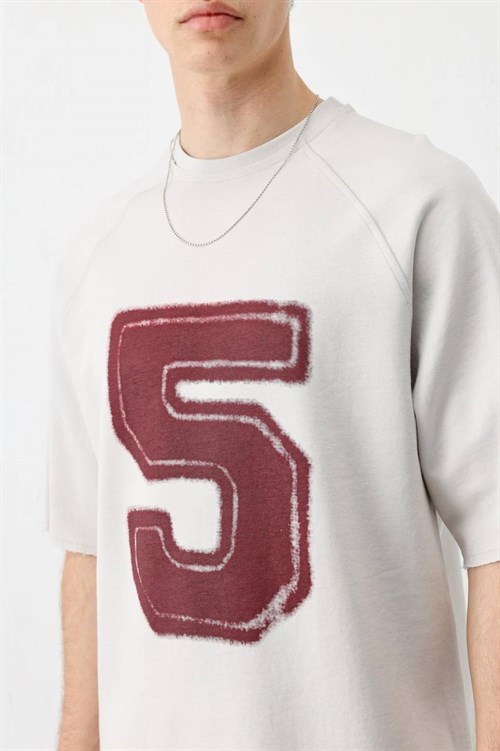 Wholesale Mens Ecru T-Shirt