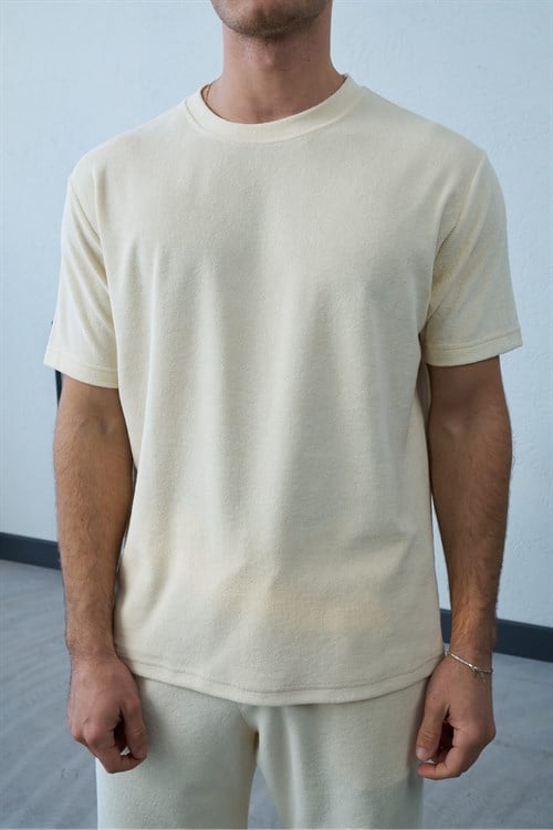 Wholesale Mens Ecru T-Shirt