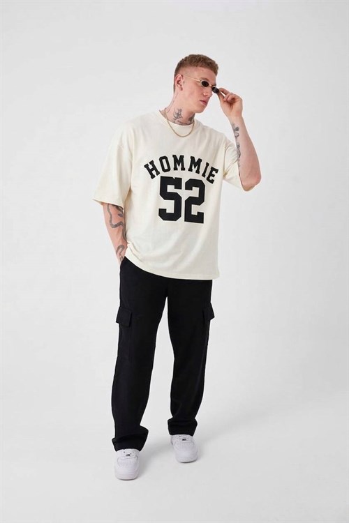 Wholesale Mens Ecru T-Shirt 