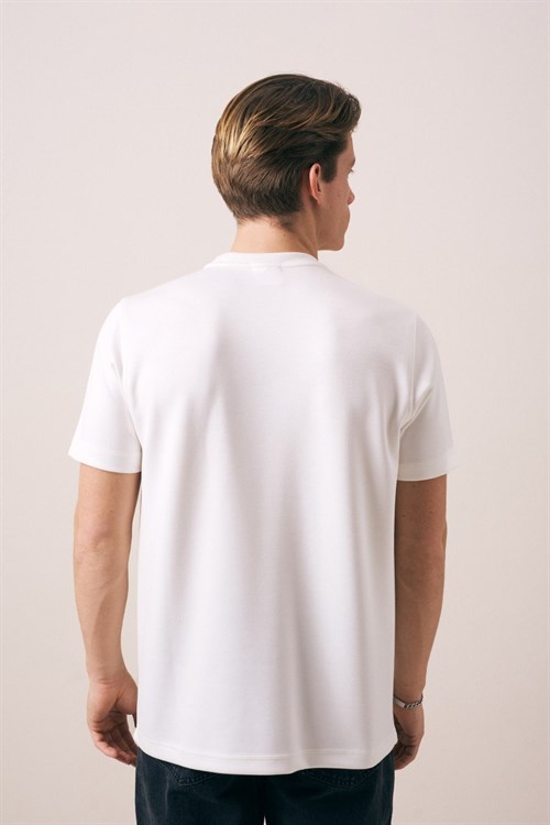 Wholesale Mens Ecru T-Shirt