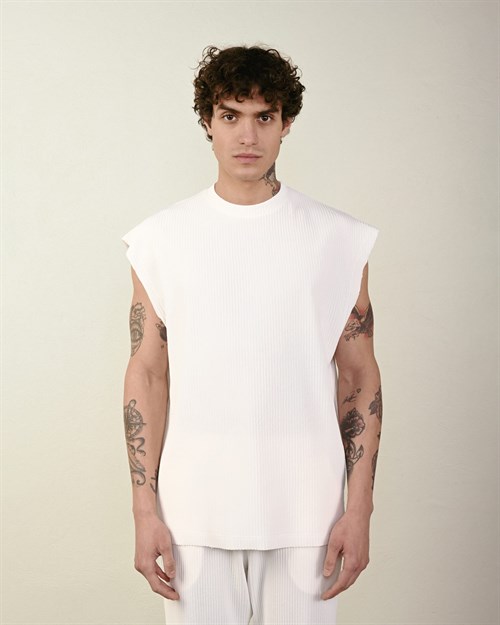Wholesale Mens Ecru T-Shirt
