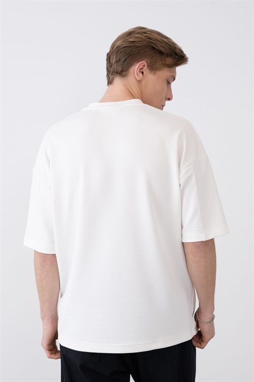 Wholesale Mens Ecru T-Shirt