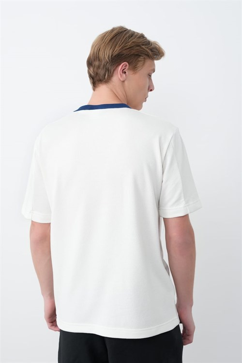 Wholesale Mens Ecru T-Shirt