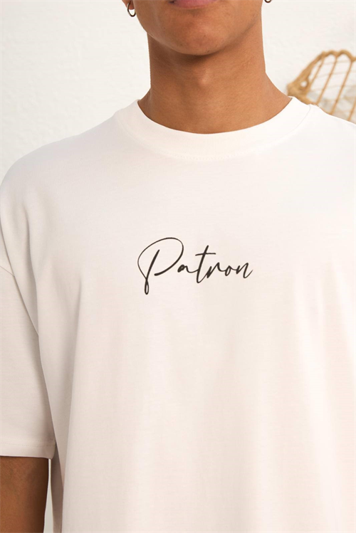 Wholesale Mens Ecru T-Shirt