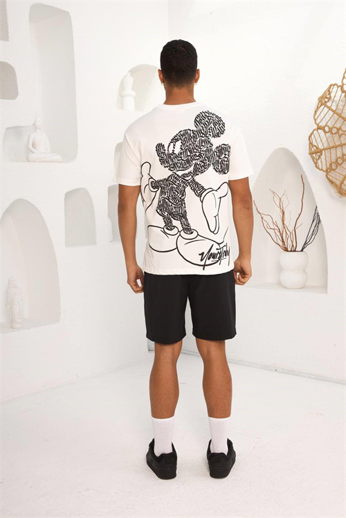 Wholesale Mens Ecru T-Shirt